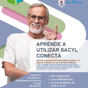 CURSO APRENDE A UTILIZAR SACYL CONECTA EN SOTO DE LA VEGA