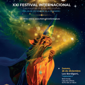 26 DE DICIEMBRE. ESPECTÁCULO DEL FESTIVAL VIVE LA MAGIA EN SOTO DE LA VEGA